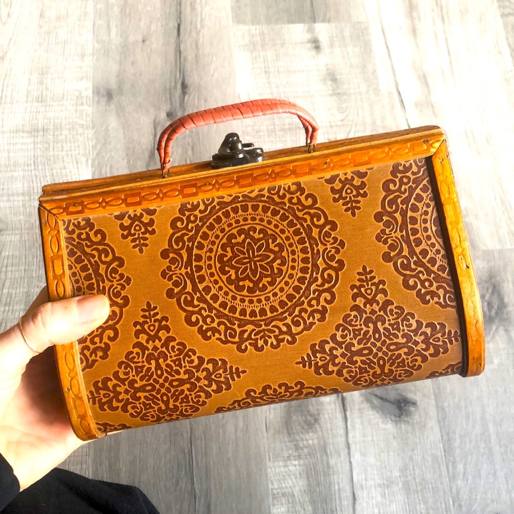 Handmade wooden purse/box